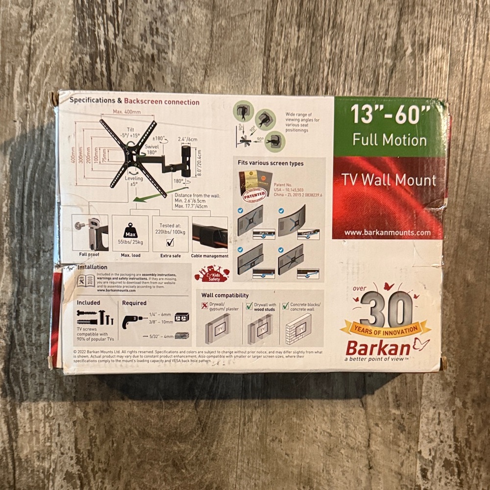 TV Wall Mount 13”-60”